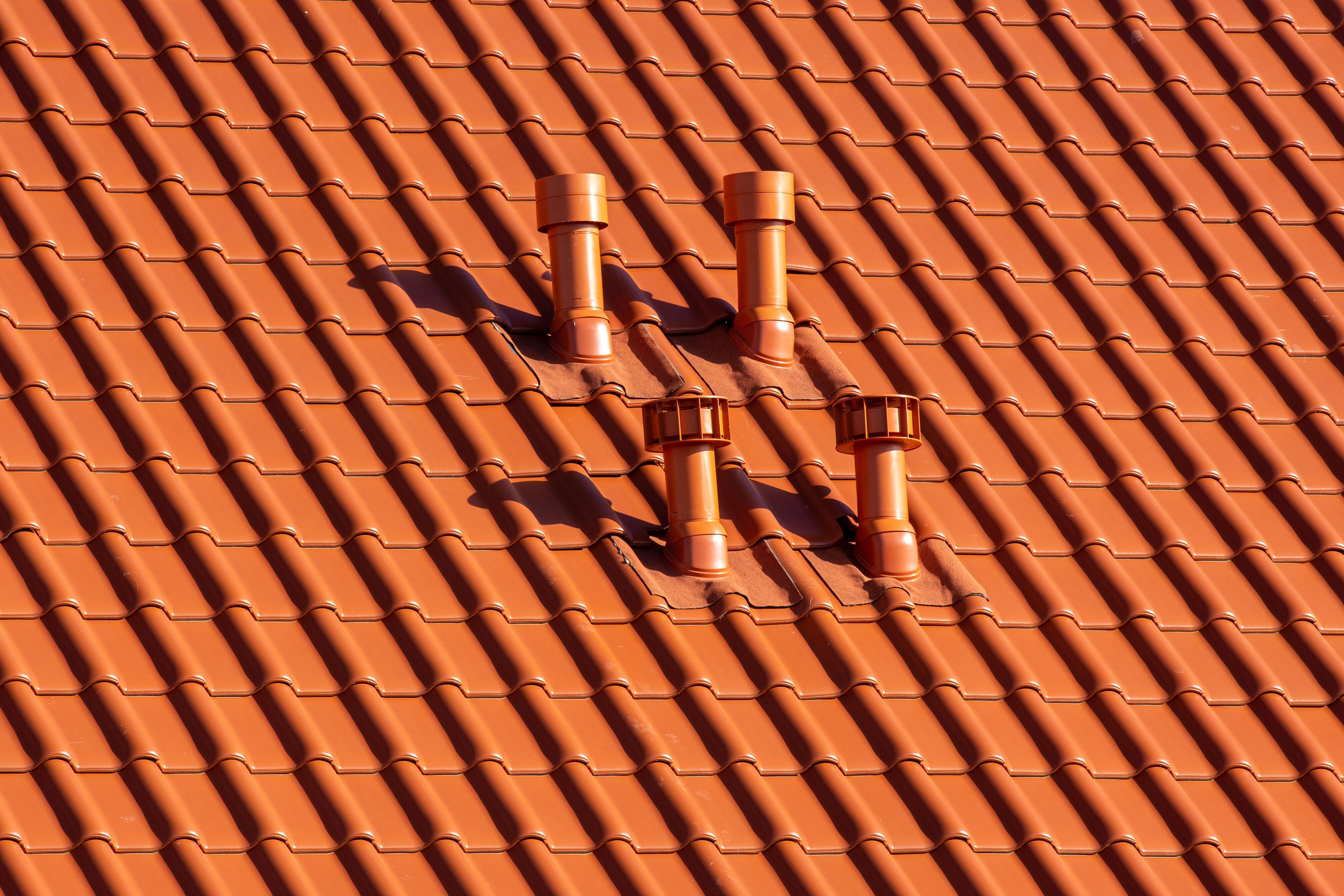 Roof maintenance inspection being performed